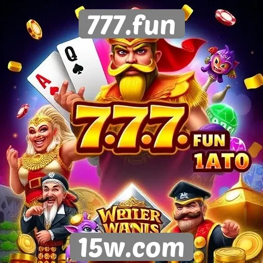 Variedade de jogos disponíveis no 777.fun